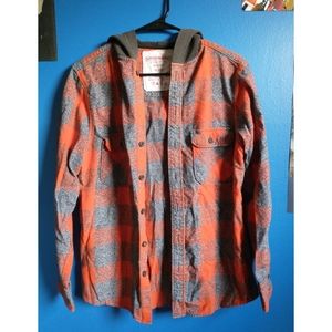 NWOT Men's Small UNIONBAY Hooded Flannel